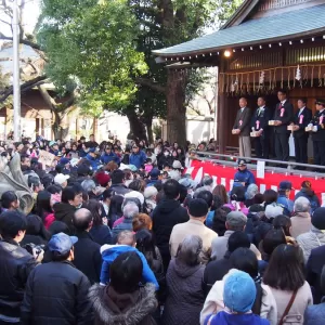 旗岡八幡神社の節分祭のサムネイル